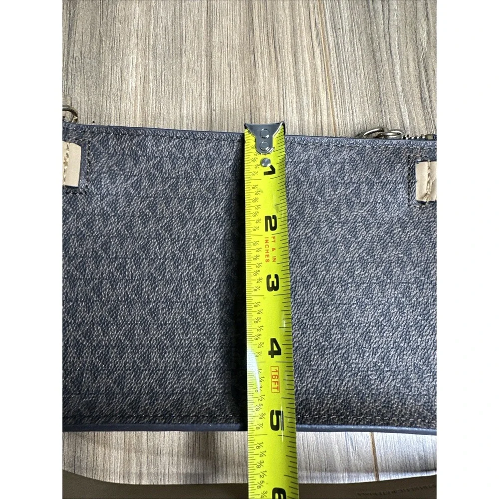 Michael KORS MK Signature Logo‎ Pull Chain Belt Bag Fanny Pack Chocolate